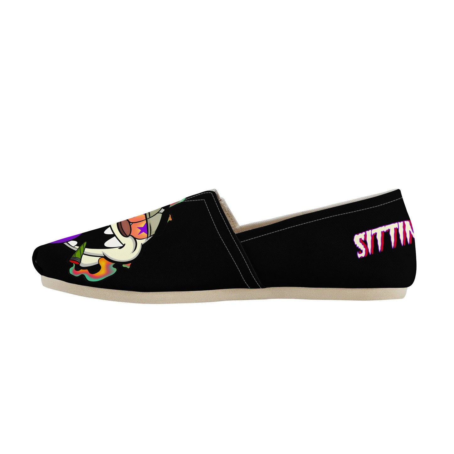 Womens Black Casual Star Kicks