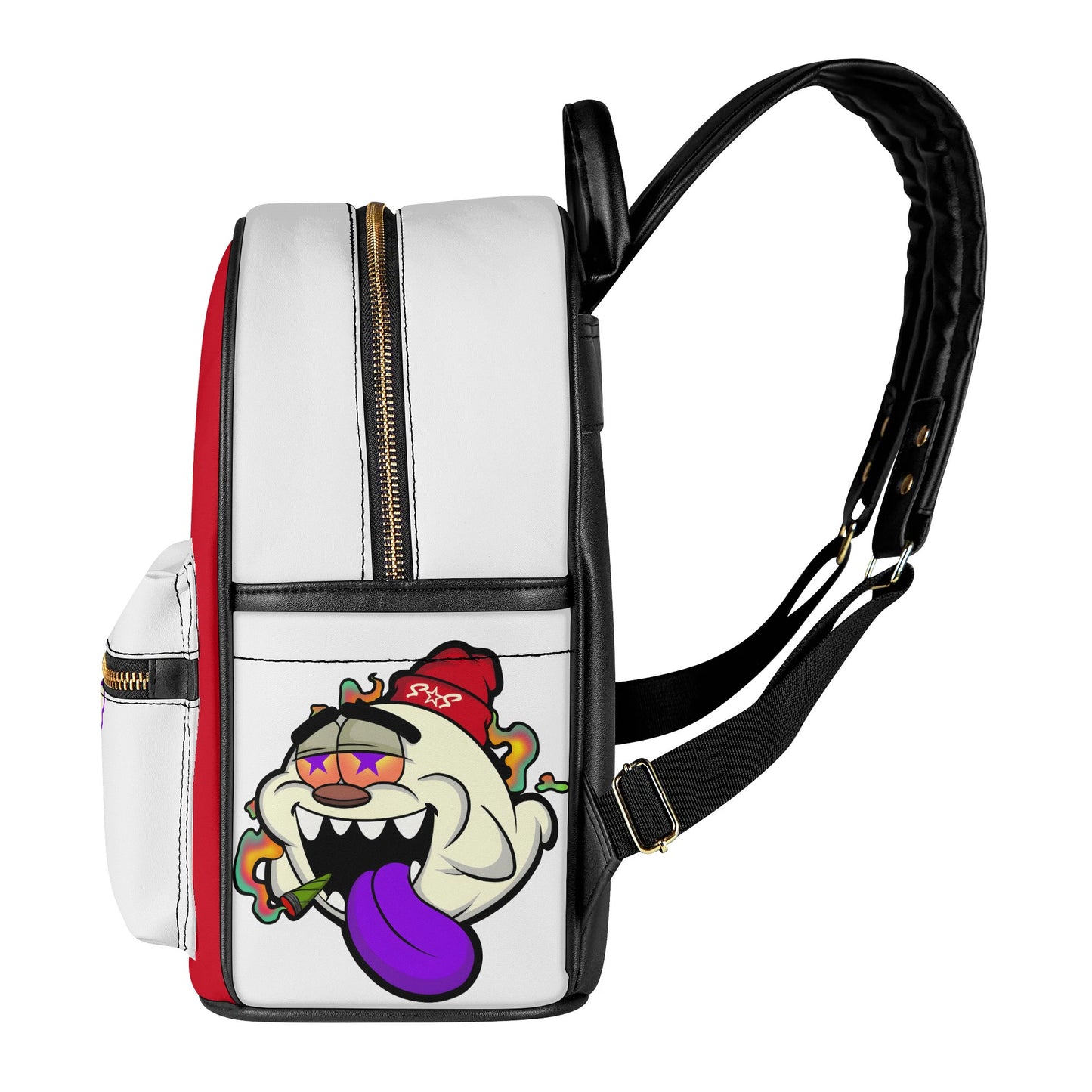 G.S.G Ghost Star Girl White/Maroon Backpack