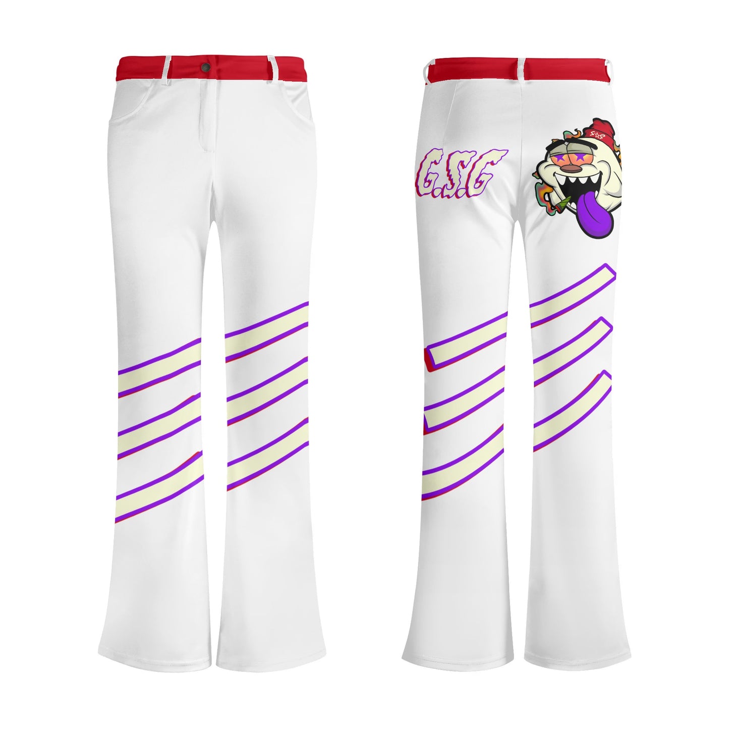 G.S.G Ghost Star Girl Womens White Pants