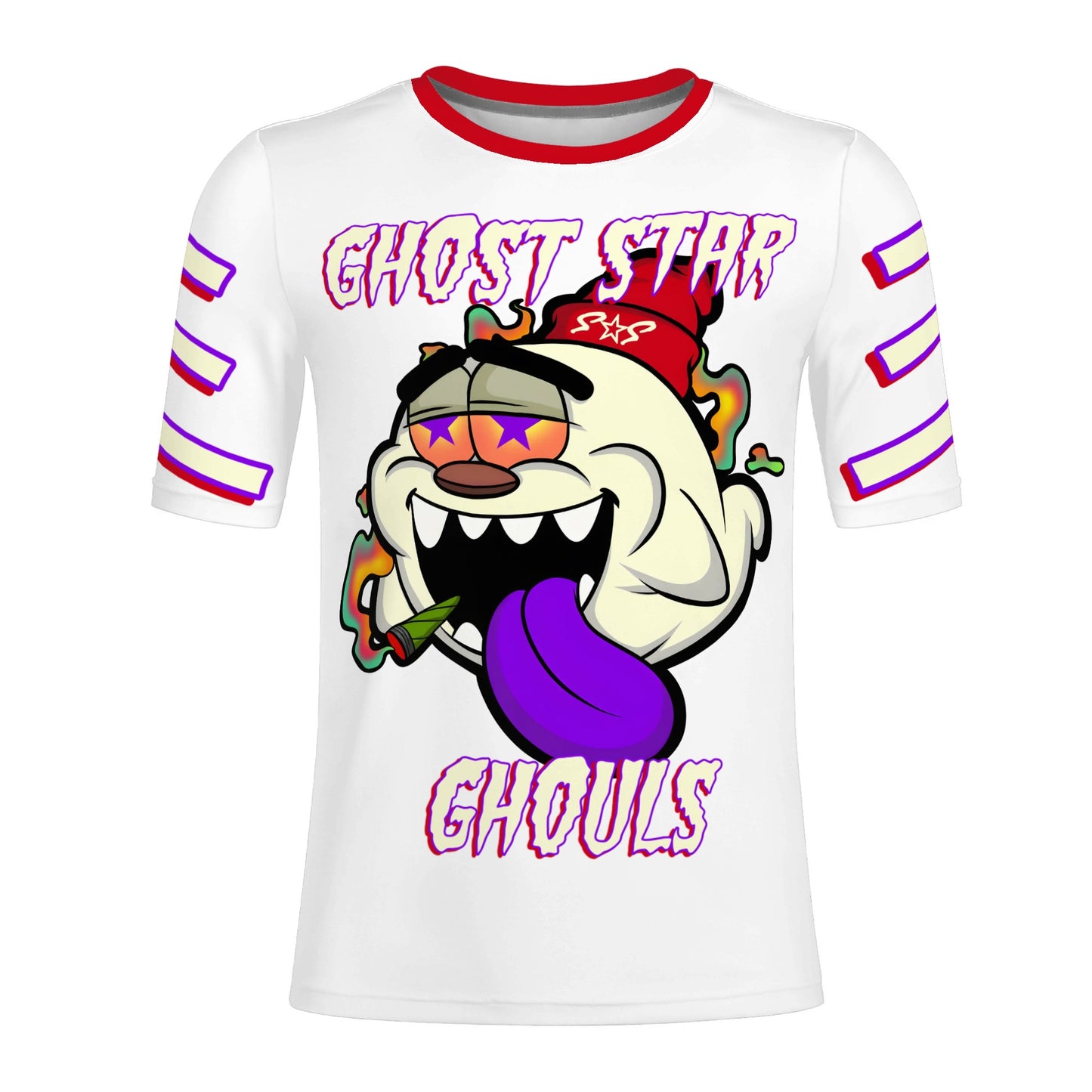 G.S.G Ghost Star Ghouls S.O.S Ghost Edition Mens White T-shirts