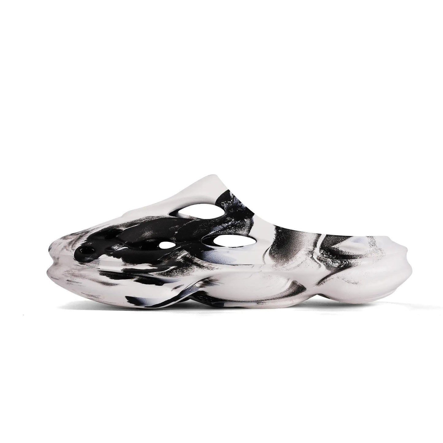 SOS Two-tone Hollow Out Star Sandals