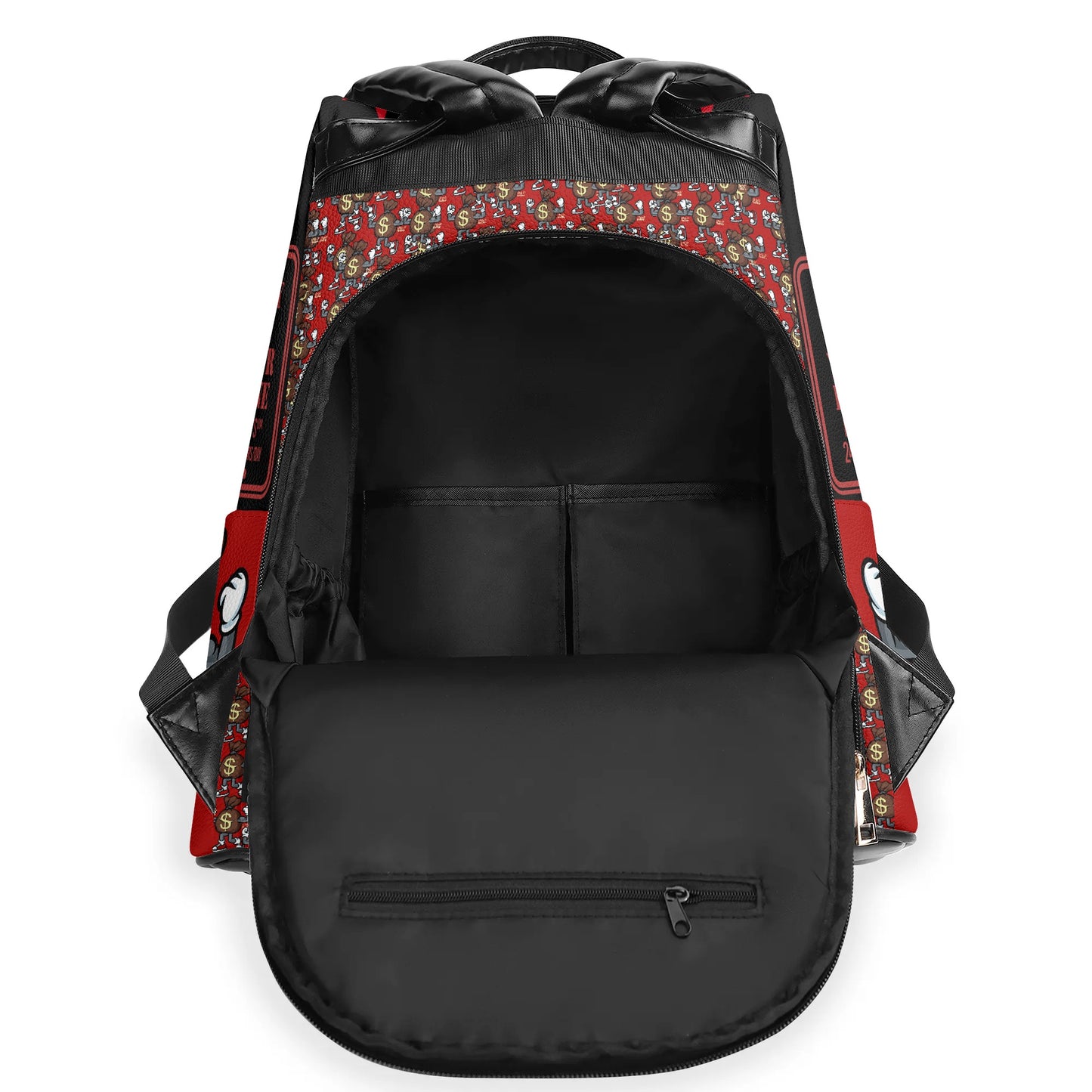 T.T.D (Ten Toes Down) Black Anti-Theft Backpack