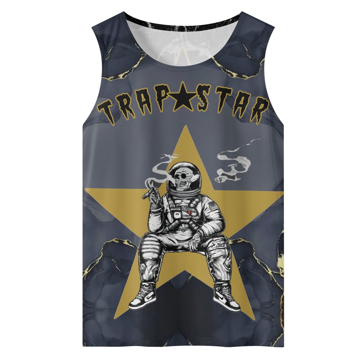 T.S.S. Trap Star Syndicate Men's Black Sleeveless Tank Top