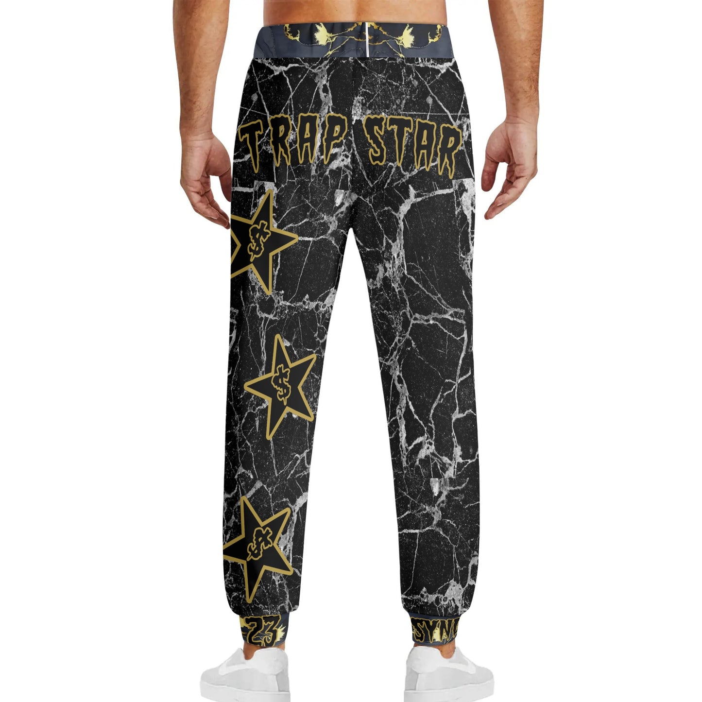 T.S.S. Trap Star Syndicate Mens Black Sweatpants