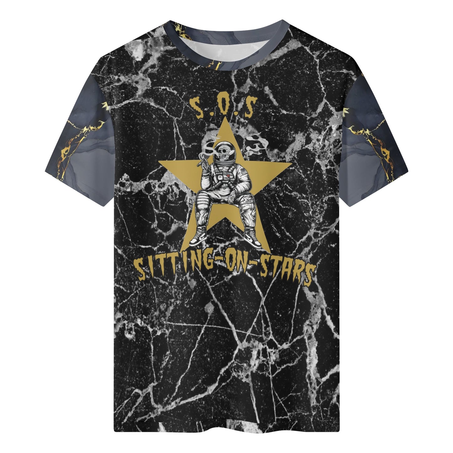 T.S.S Trap Star Syndicate Mens Black Classic T-Shirt