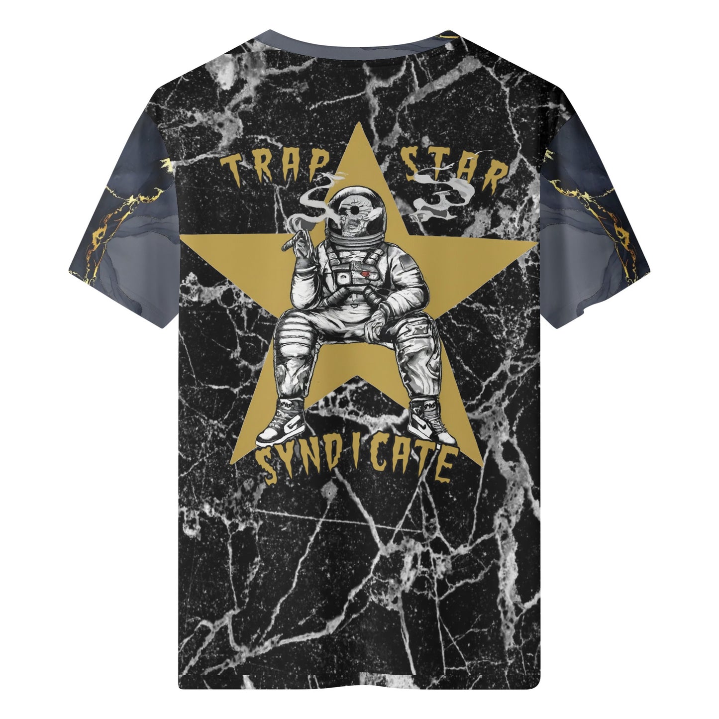 T.S.S Trap Star Syndicate Mens Black Classic T-Shirt