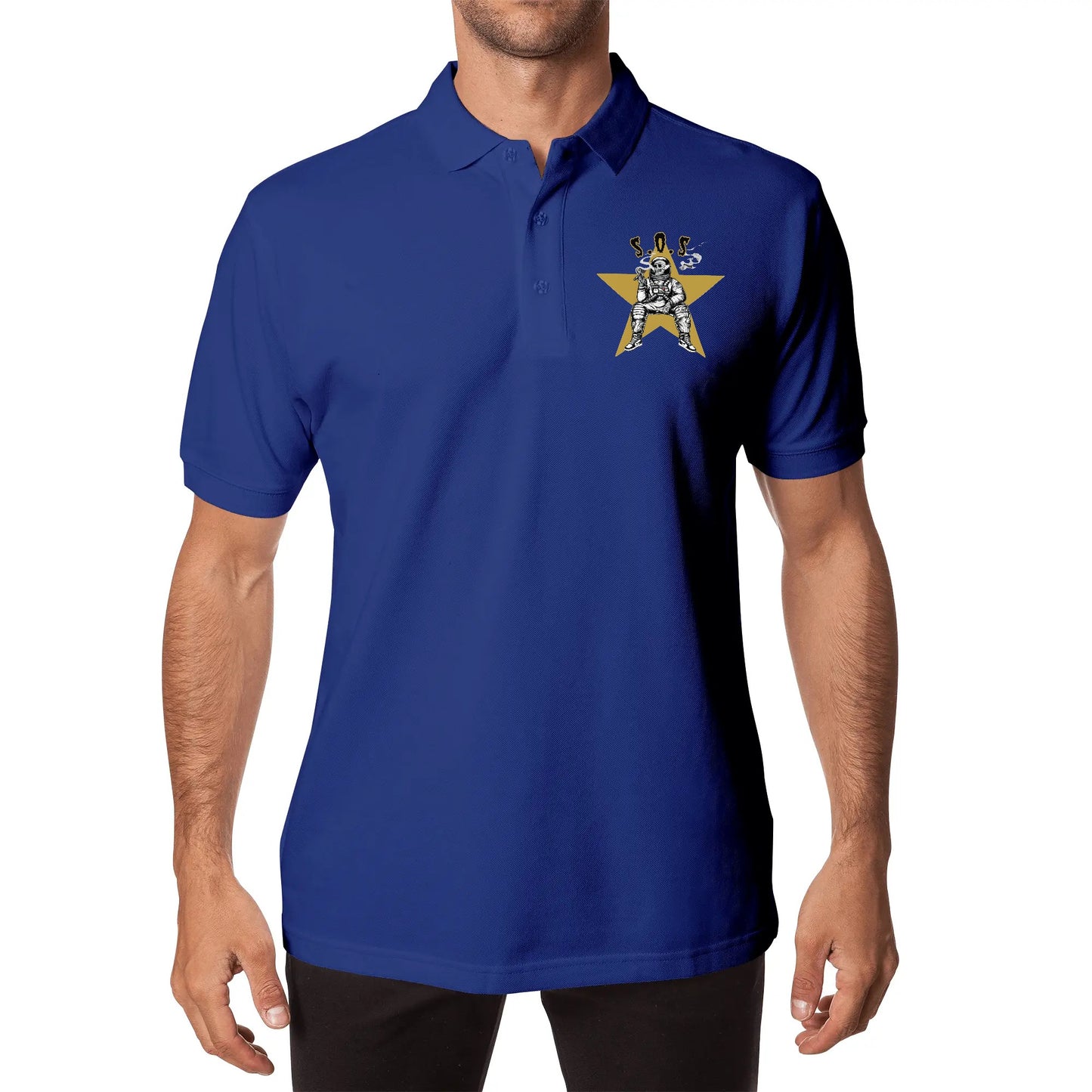 T.S.S. Trap Star Syndicate Unisex Cotton Polo Shirt