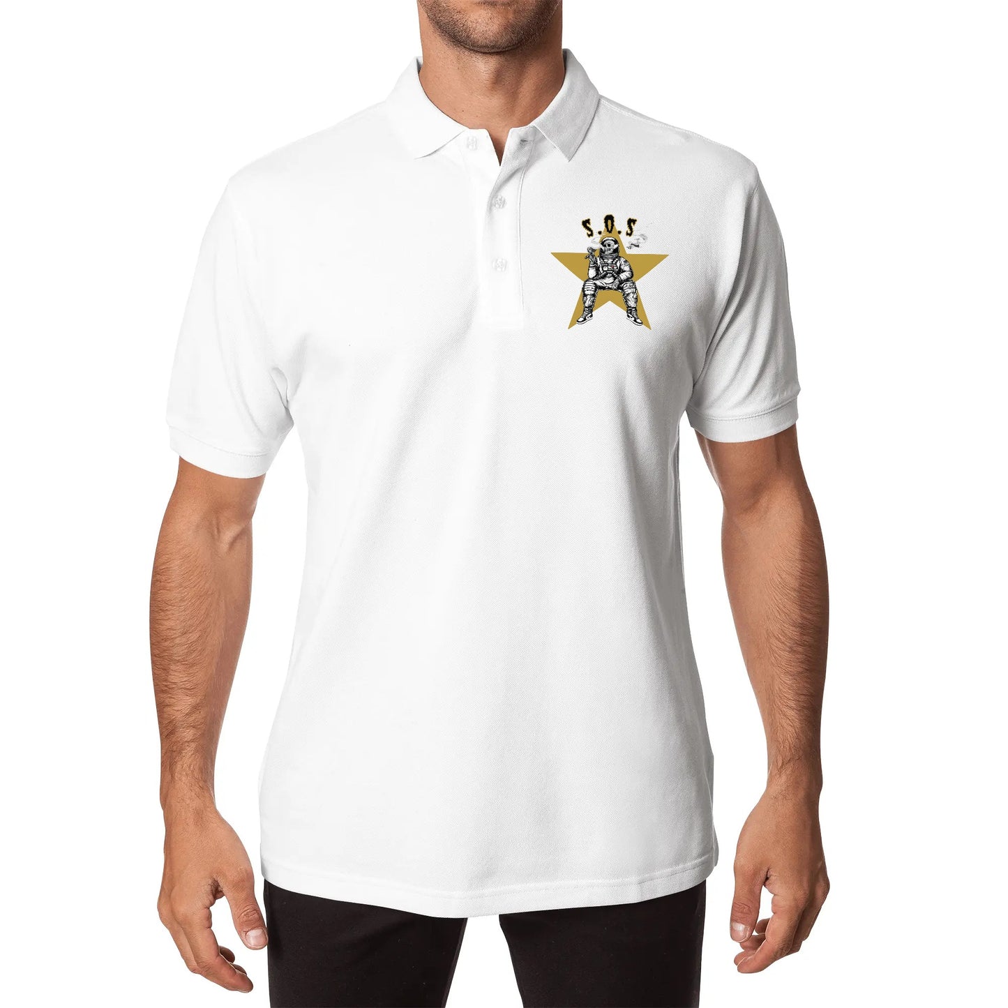 T.S.S. Trap Star Syndicate Unisex Cotton Polo Shirt