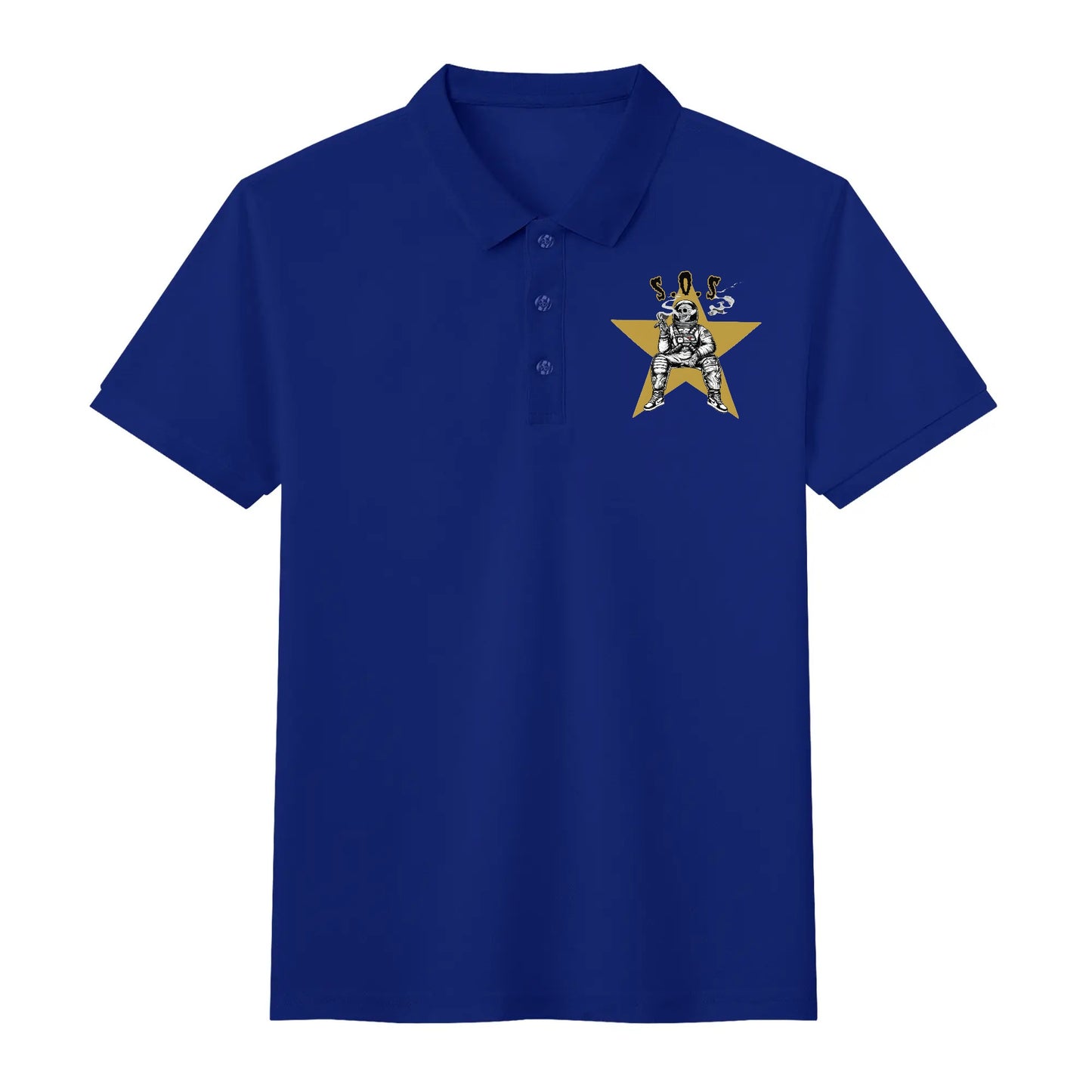 T.S.S. Trap Star Syndicate Unisex Cotton Polo Shirt