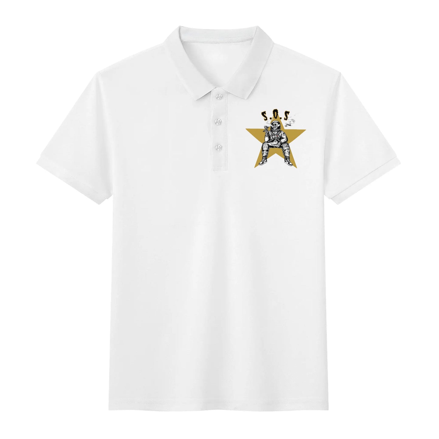 T.S.S. Trap Star Syndicate Unisex Cotton Polo Shirt