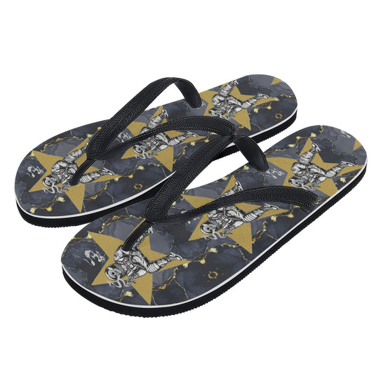 T.S.S. Trap Star Syndicate Star Flip Flops