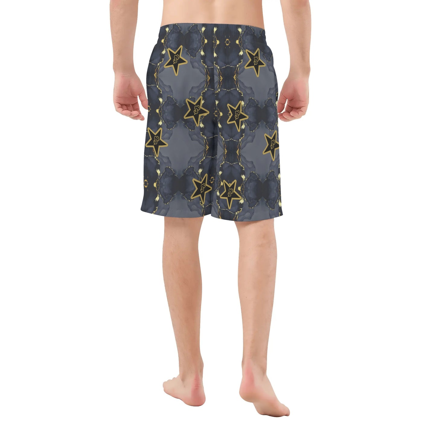 T.S.S. Trap Star Syndicate Mens Black Shorts