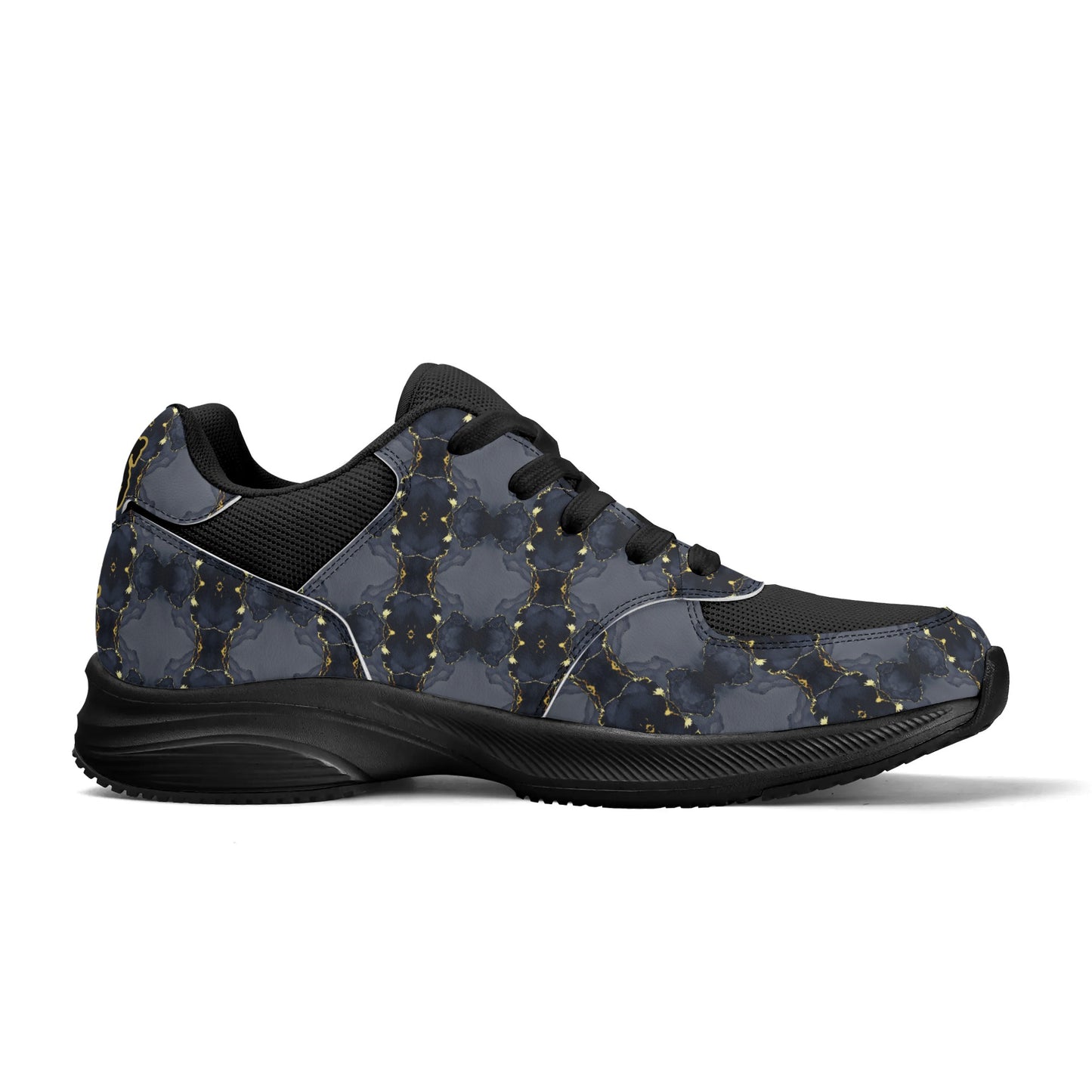 T.S.S. Trap Star Syndicate  Black Low Top Star Kicks