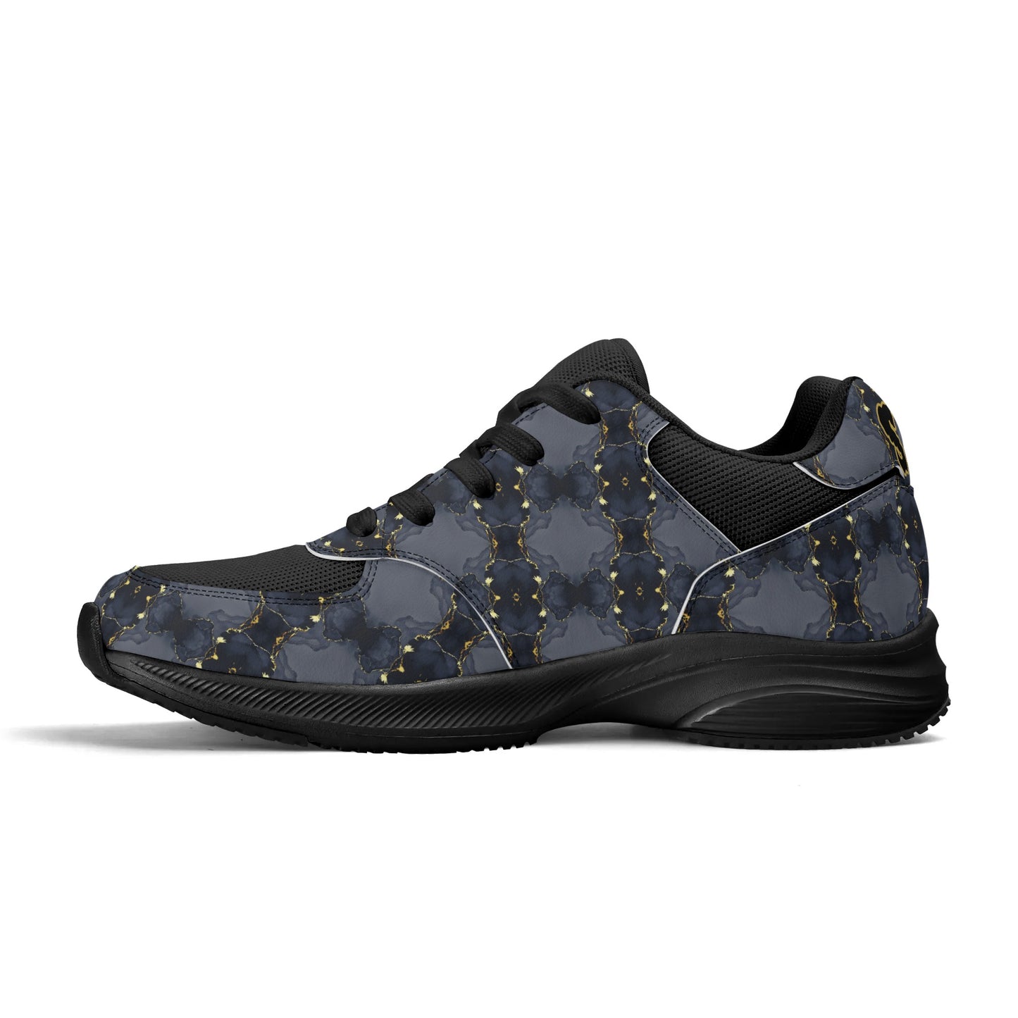 T.S.S. Trap Star Syndicate  Black Low Top Star Kicks