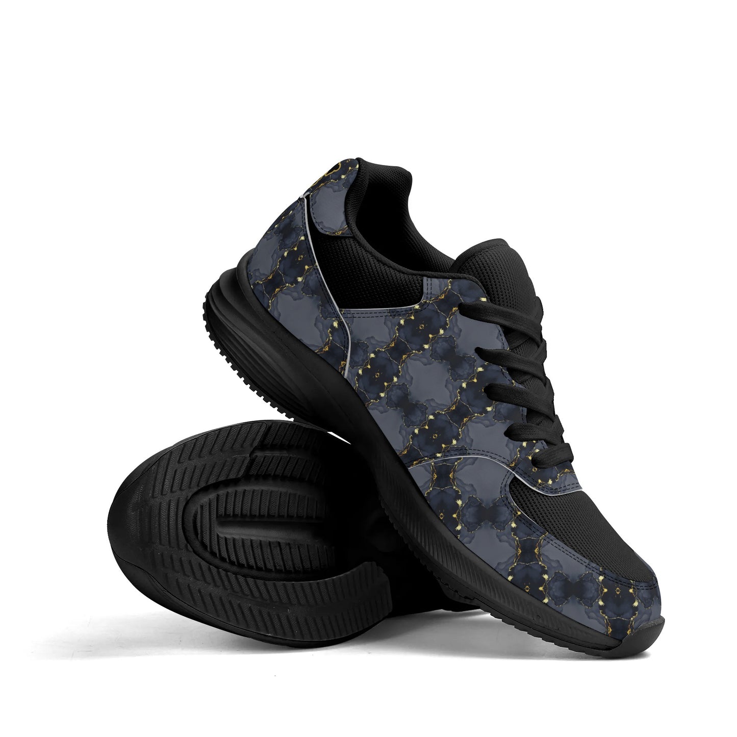 T.S.S. Trap Star Syndicate  Black Low Top Star Kicks