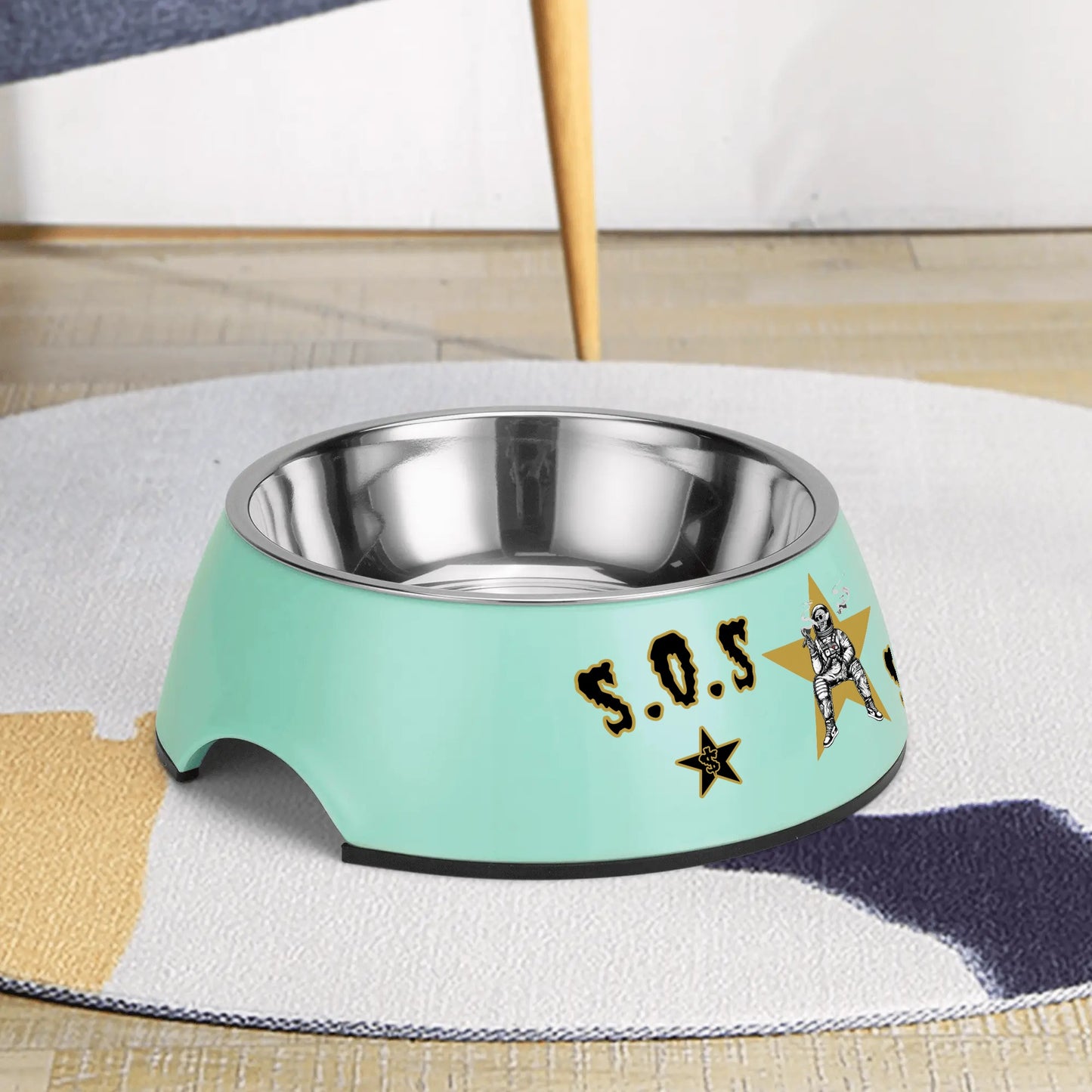 T.S.S. Trap Star Syndicate Pet Food Bowl