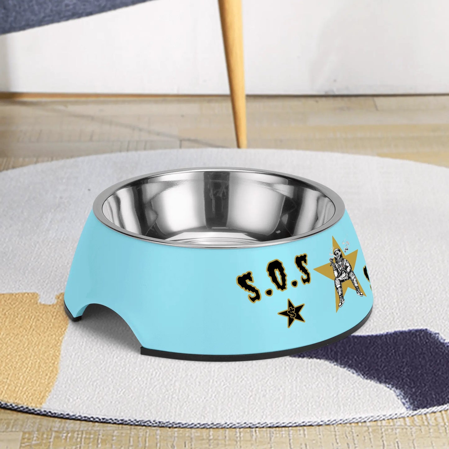 T.S.S. Trap Star Syndicate Pet Food Bowl