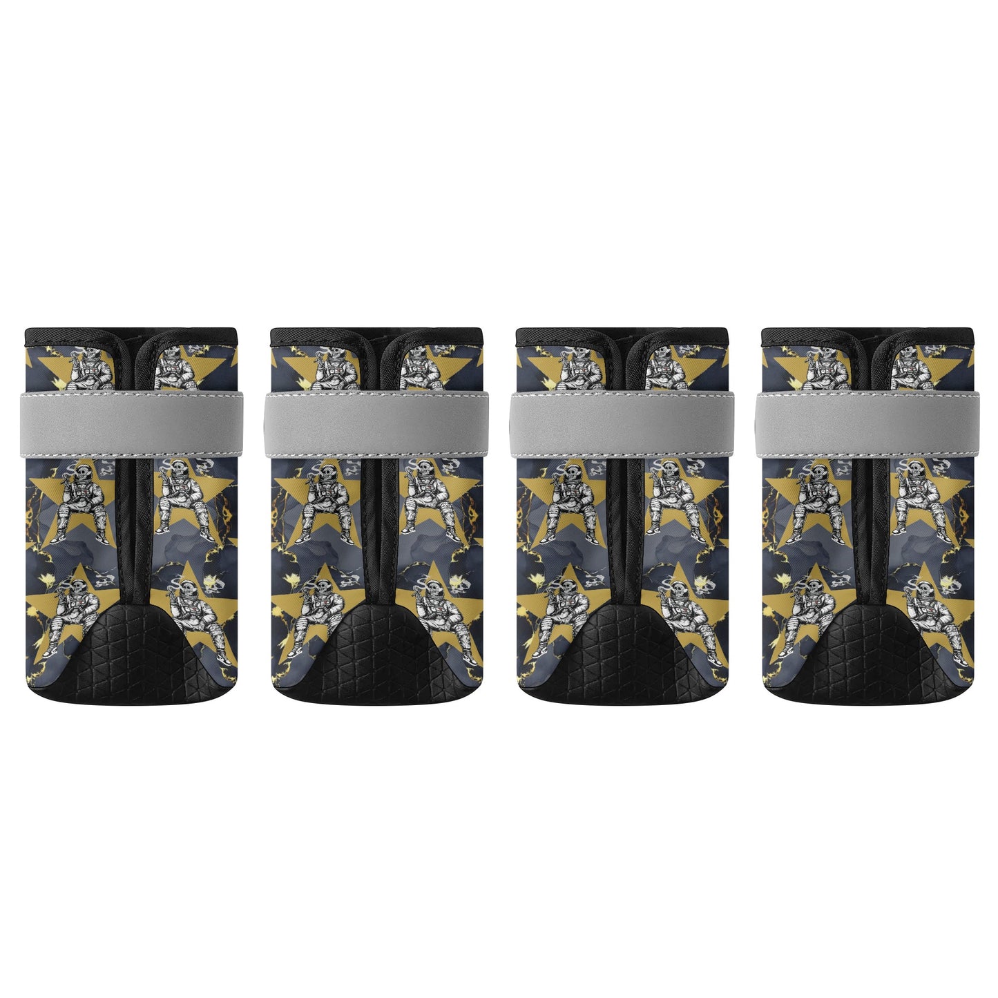 T.S.S. Trap Star Syndicate Black Non Slip Dog Socks