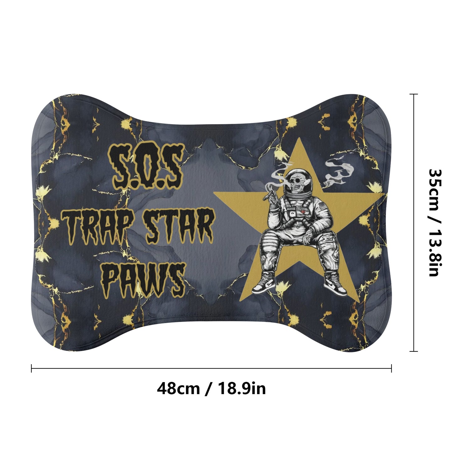 T.S.S. Trap Star Syndicate Big Paws Pet Mat Rug