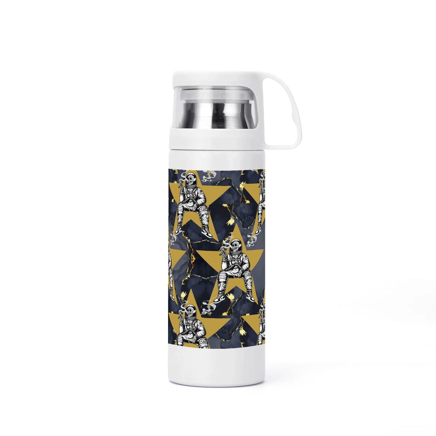 T.S.S. Trap Star Syndicate Sublimation Vacuum Bottle with Cup