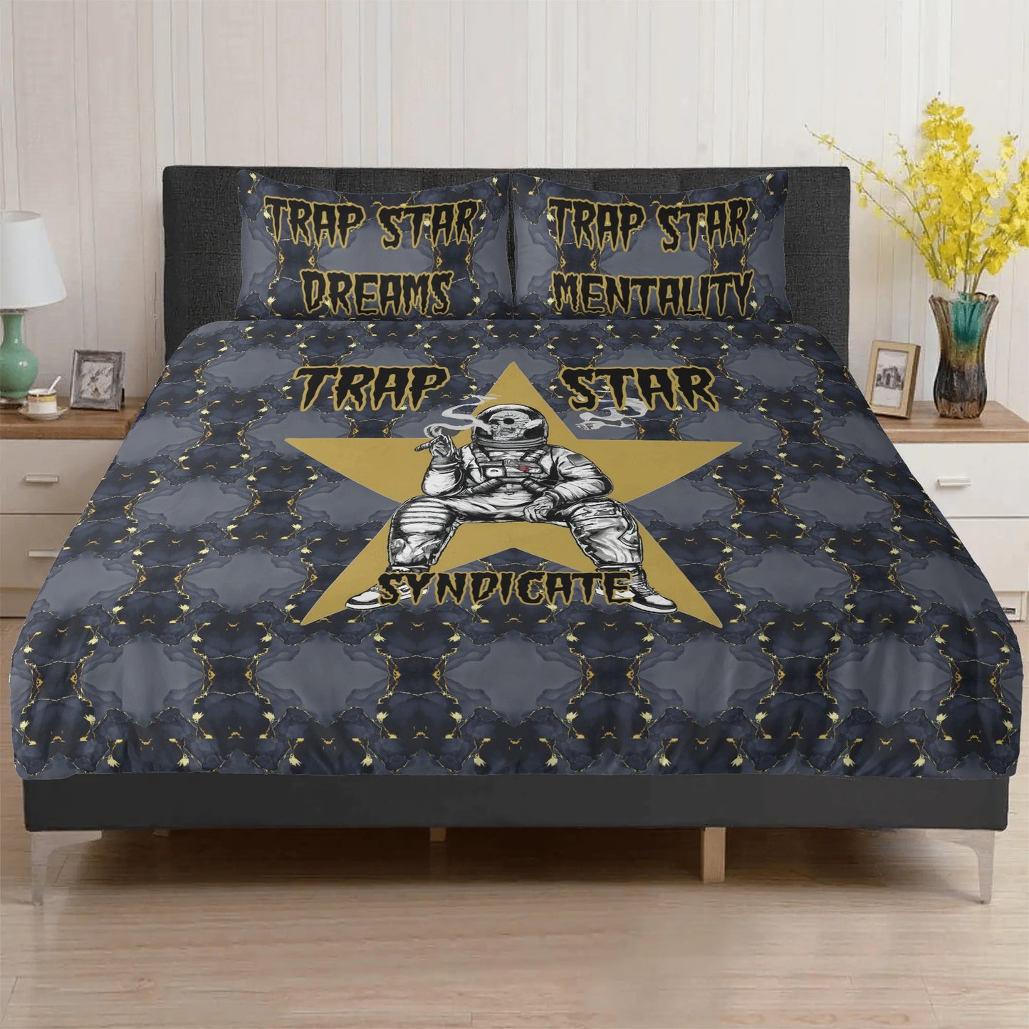 T.S.S. Trap Star Syndicate 3 Pcs Beddings