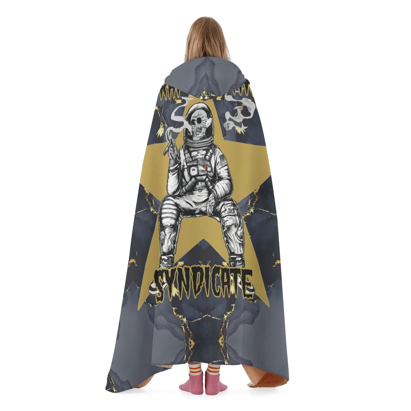 T.S.S. Trap Star Syndicate Hooded Blanket