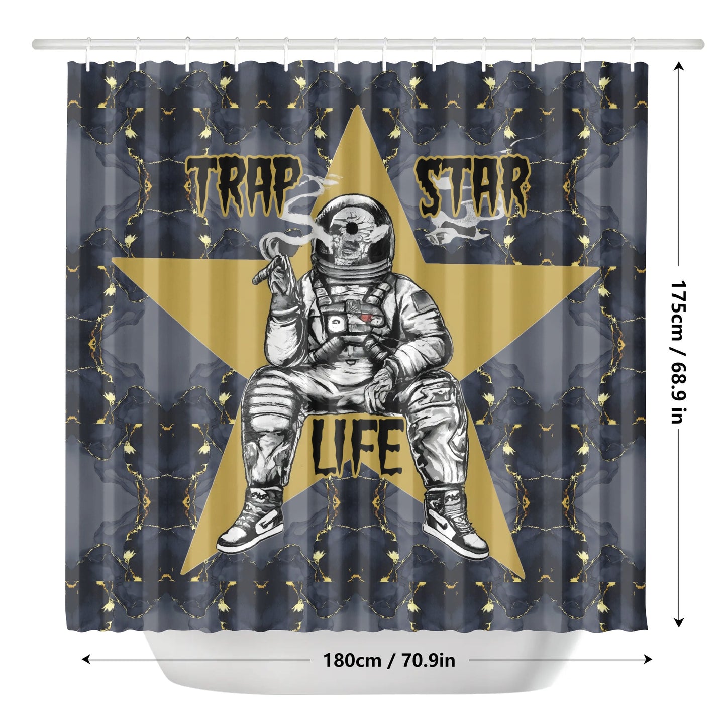 T.S.S. Trap Star Syndicate Shower Curtain