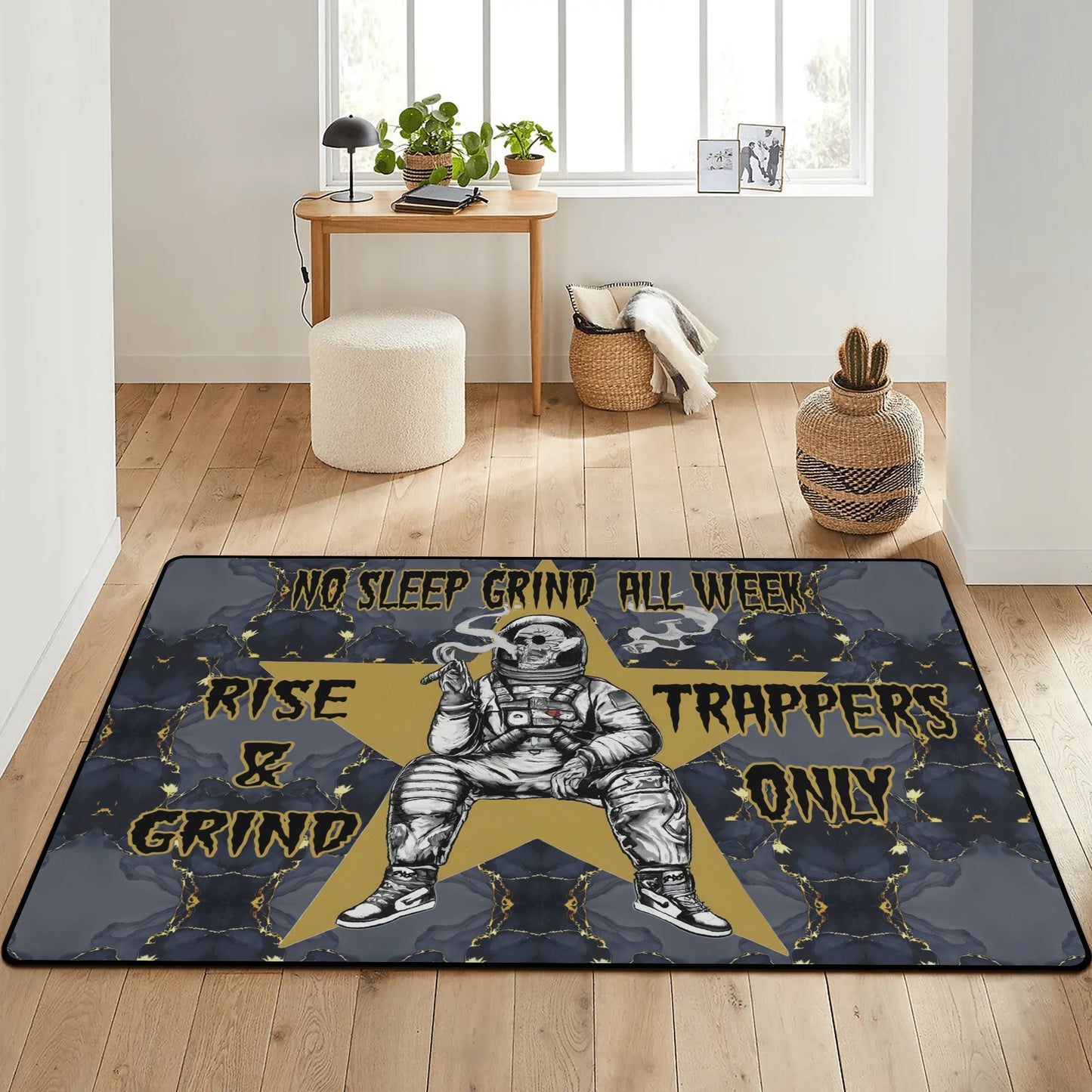 T.S.S. Trap Star Syndicate Sofa Area Bedroom Rug