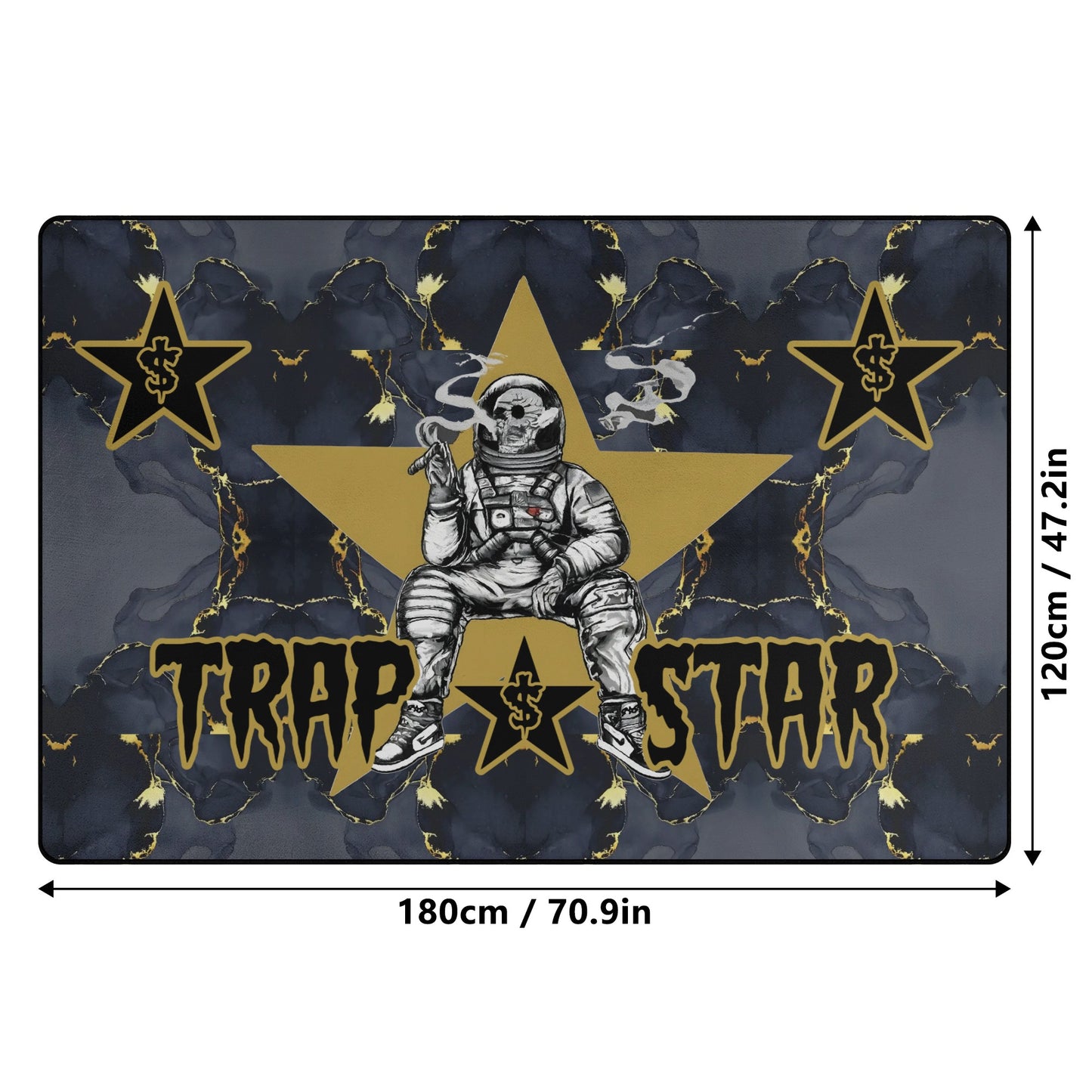 T.S.S. Trap Star Syndicate Living Room Carpet Rug