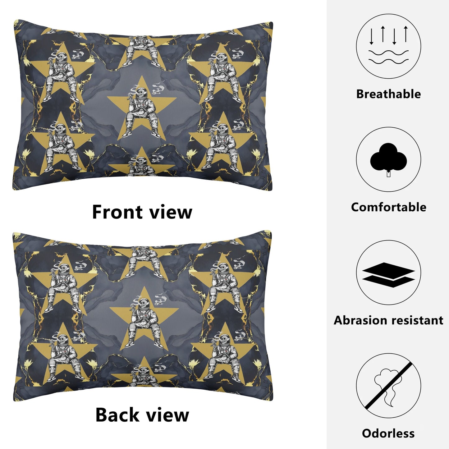 T.S.S. Trap Star Syndicate Rectangular Pillow Case