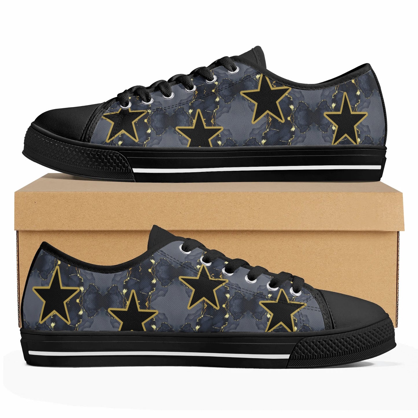 T.S.S. Trap Star Syndicate Mens Low Top Star Kicks