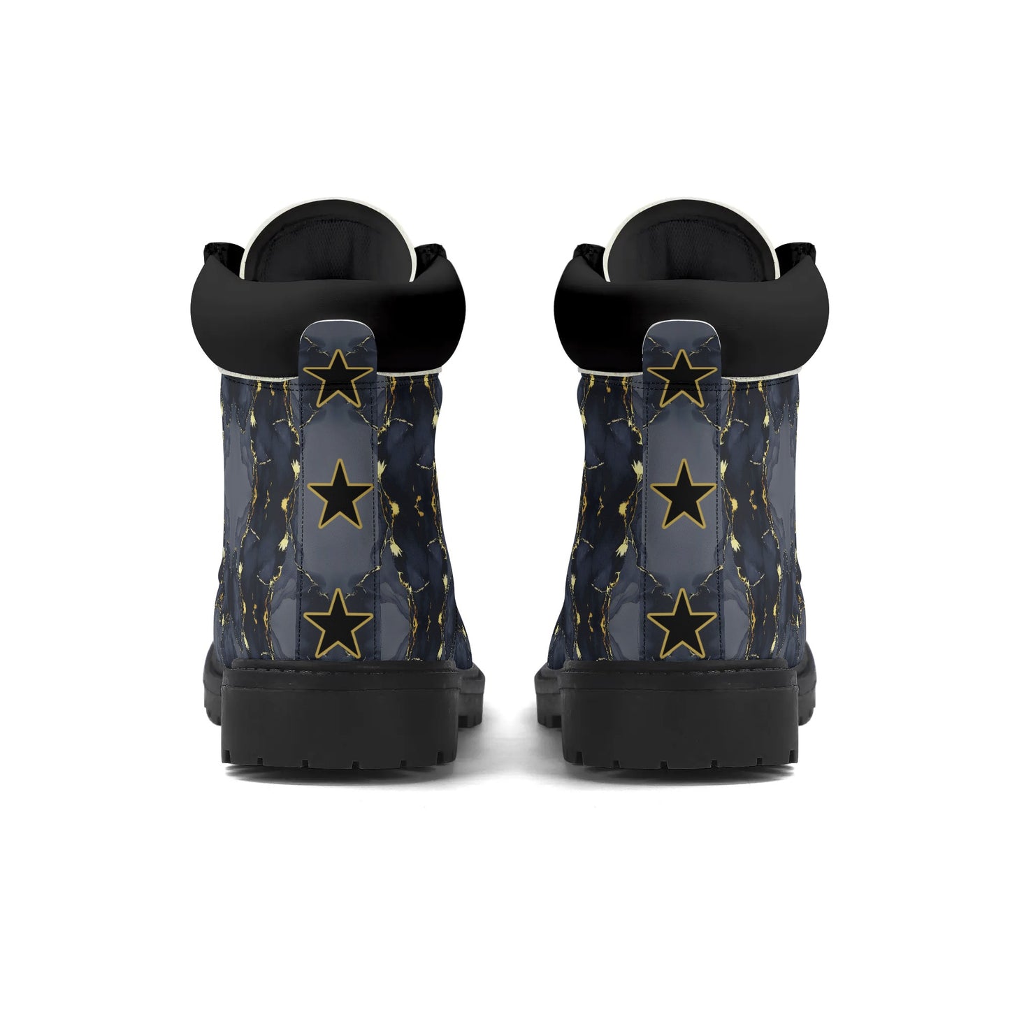 T.S.S. Trap Star Syndicate Mens Black Leather All Season Boots