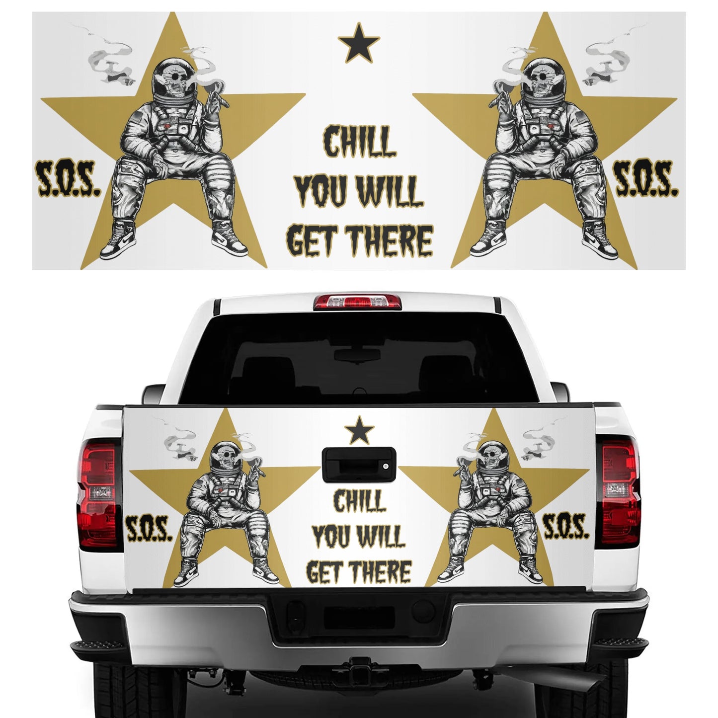 T.S.S. Trap Star Syndicate Tailgate Wrap