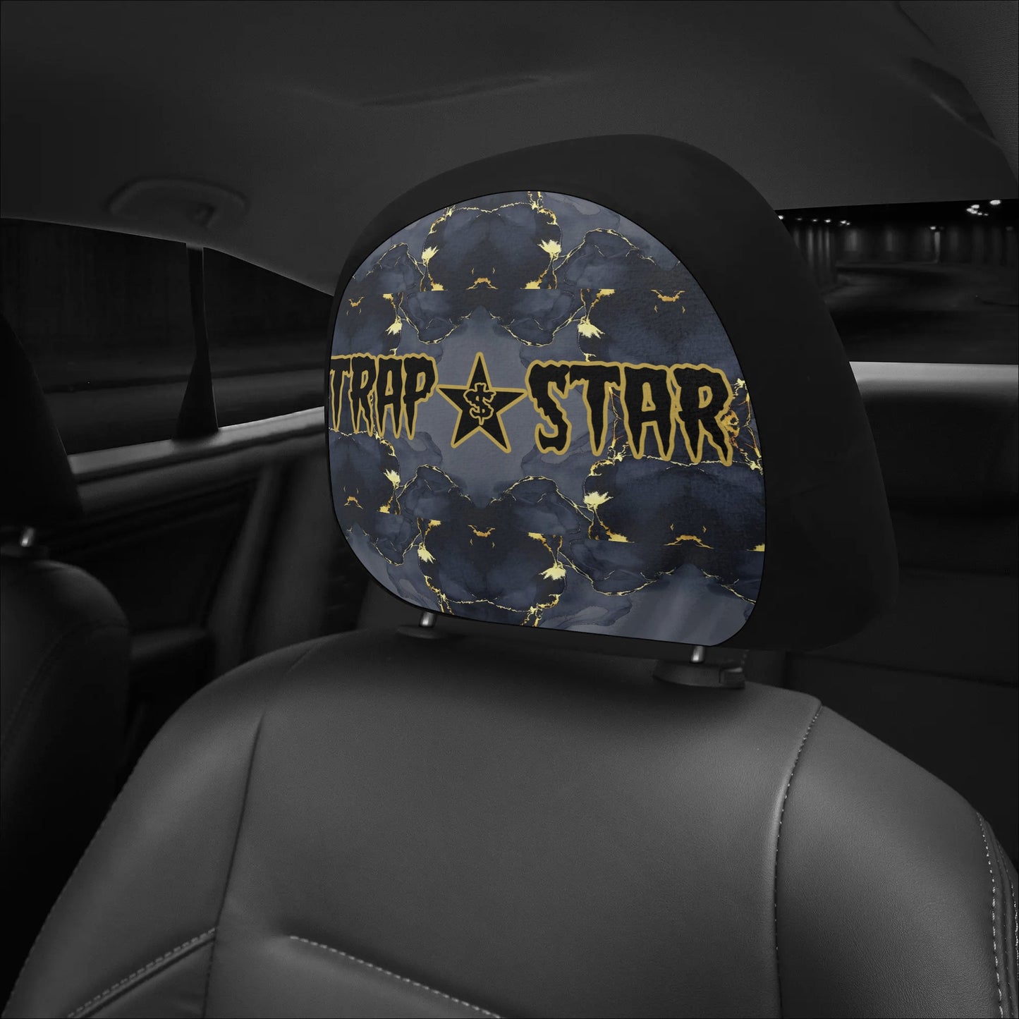 T.S.S. Trap Star Syndicate Car Headrest Covers