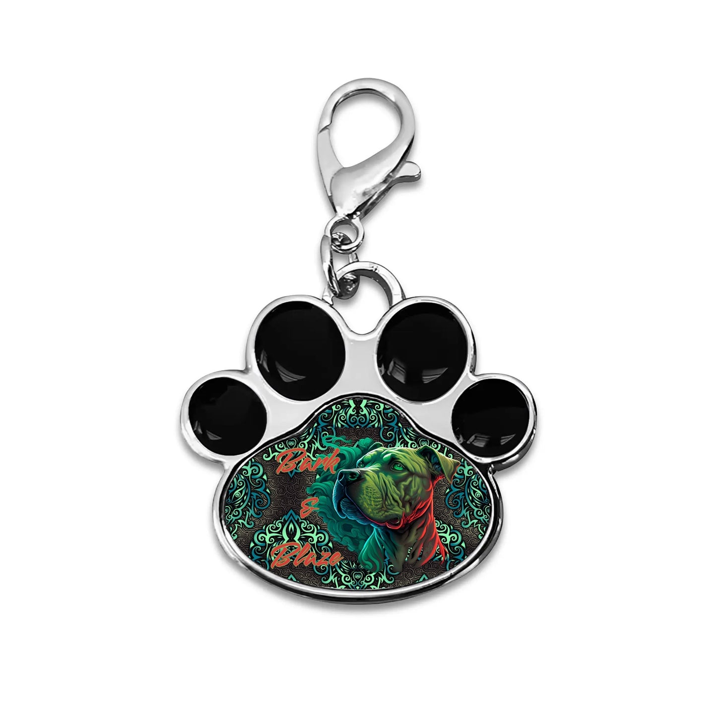 D.D.W. Doggys Dog Wold Dog Paw Jewelry Pet Collar Pendants