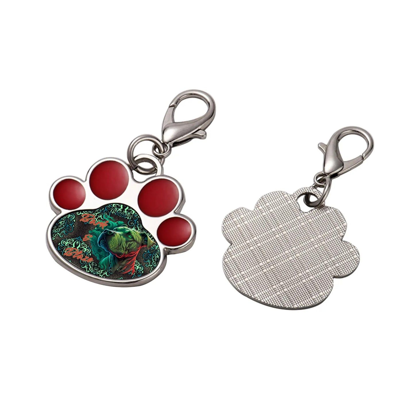 D.D.W. Doggys Dog Wold Dog Paw Jewelry Pet Collar Pendants