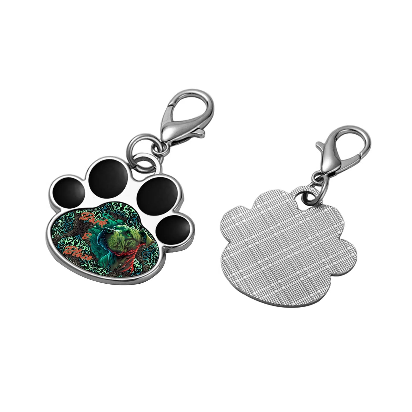 D.D.W. Doggys Dog Wold Dog Paw Jewelry Pet Collar Pendants