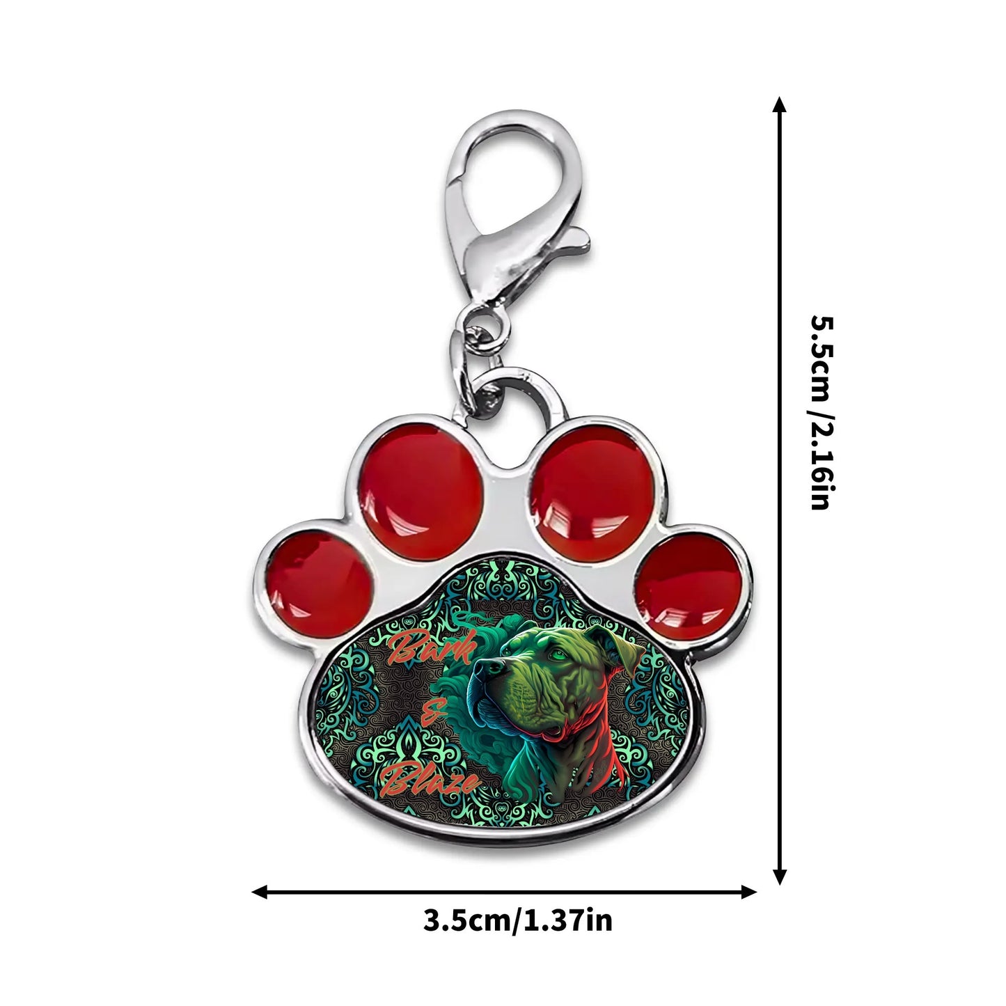 D.D.W. Doggys Dog Wold Dog Paw Jewelry Pet Collar Pendants