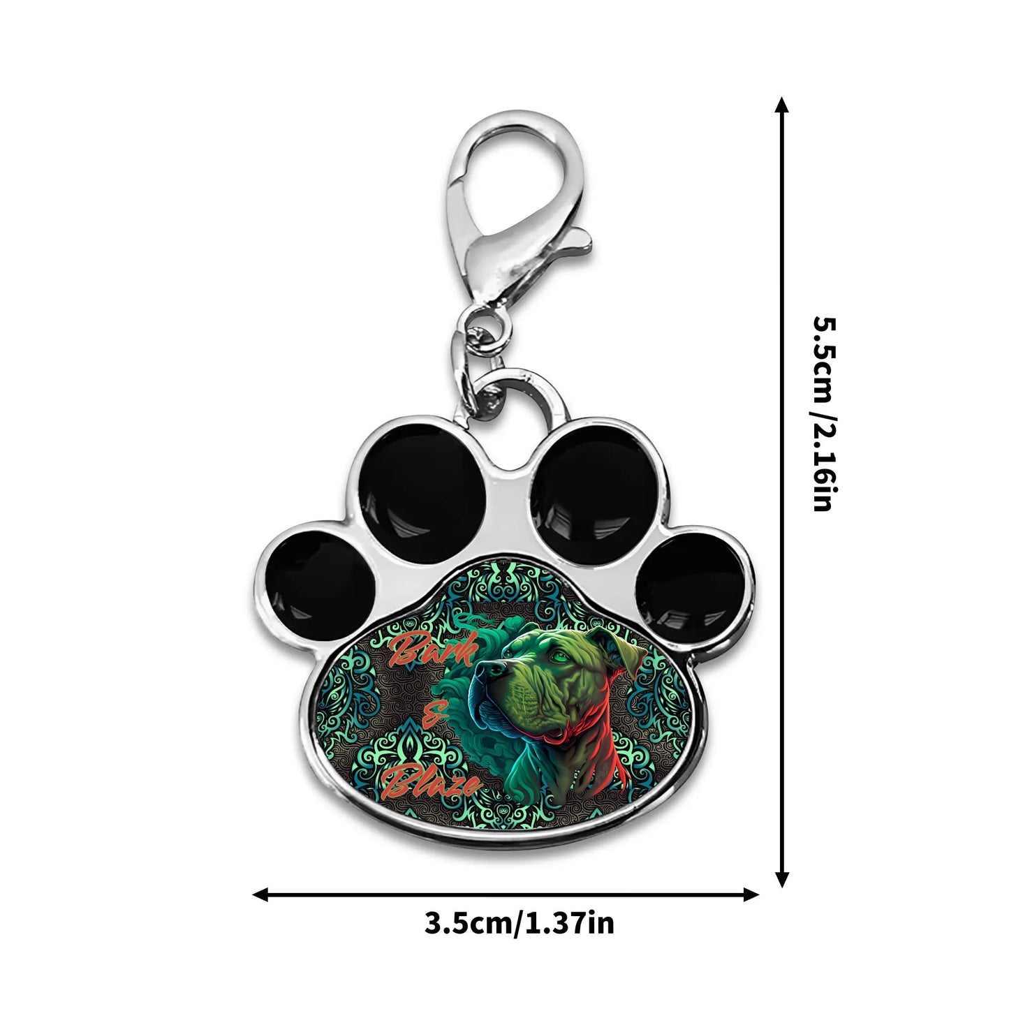 D.D.W. Doggys Dog Wold Dog Paw Jewelry Pet Collar Pendants