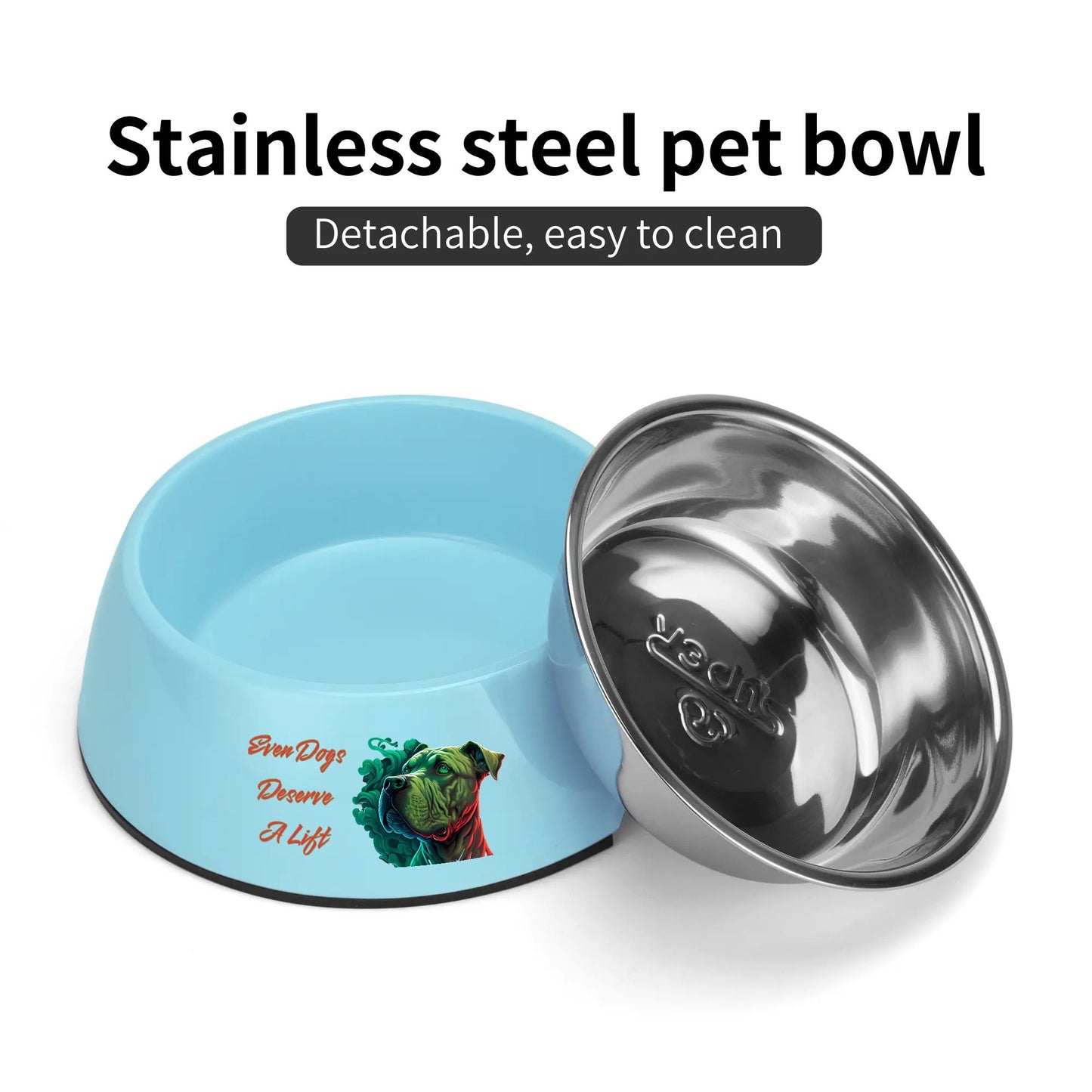 D.D.W. Doggys Dog World Pet Food Bowl