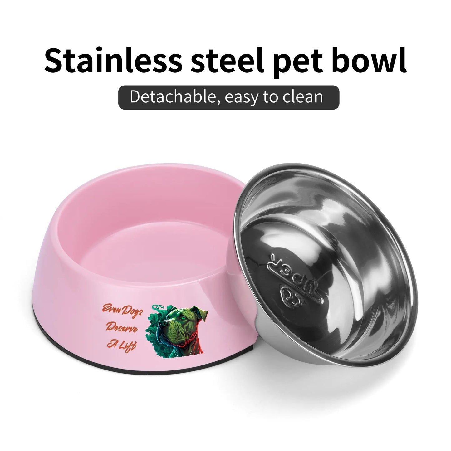 D.D.W. Doggys Dog World Pet Food Bowl