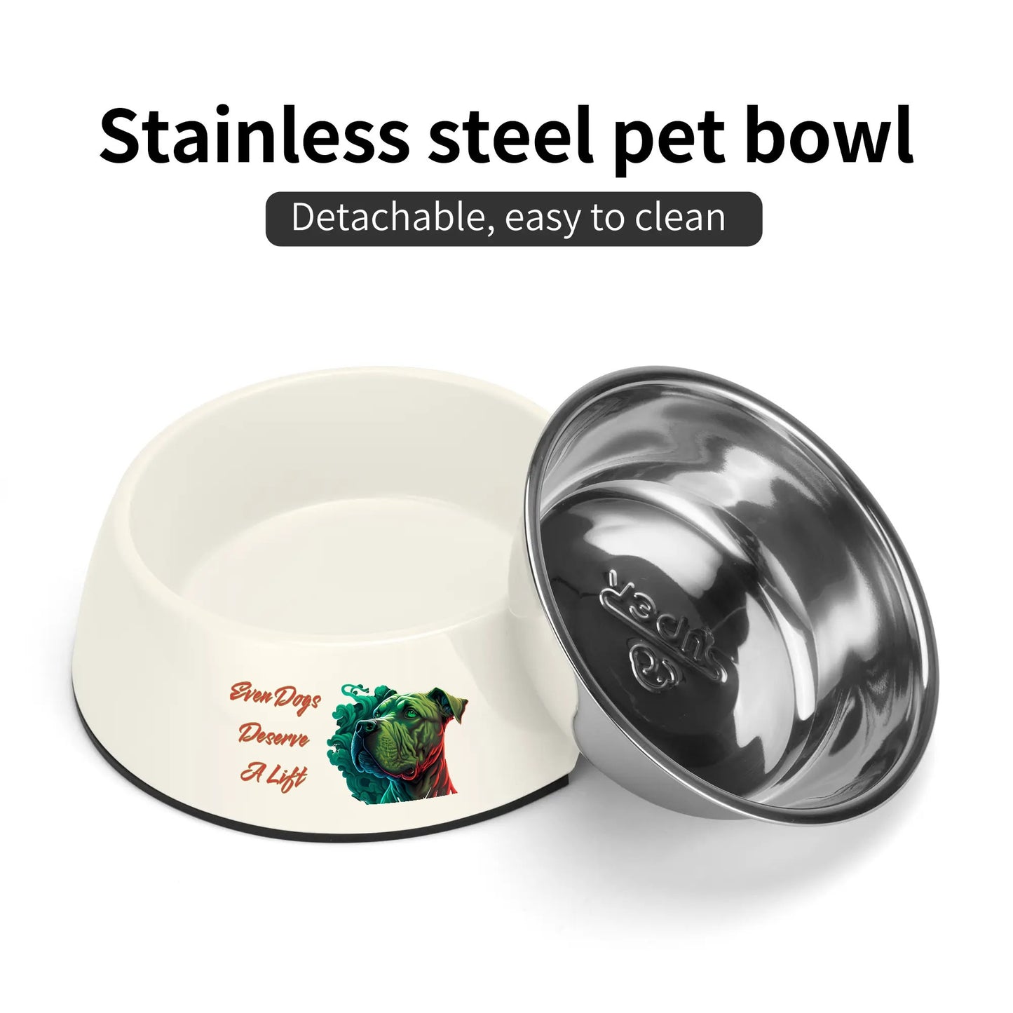 D.D.W. Doggys Dog World Pet Food Bowl