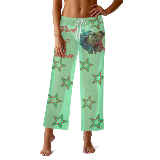 D.D.W. Doggys Dog World Womens Complex See Through Cover up Straight Leg Pants Bikini Bottoms