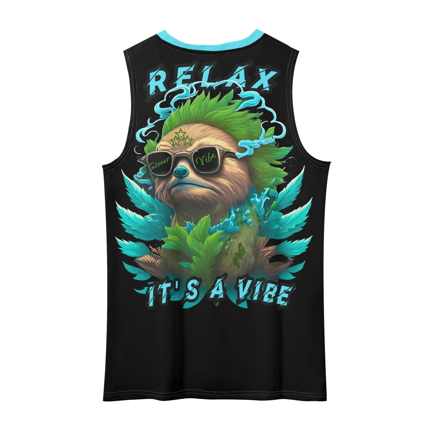 Slothfully Elevated Mens Loose Fit Sleeveless Tank Top T-Shirt