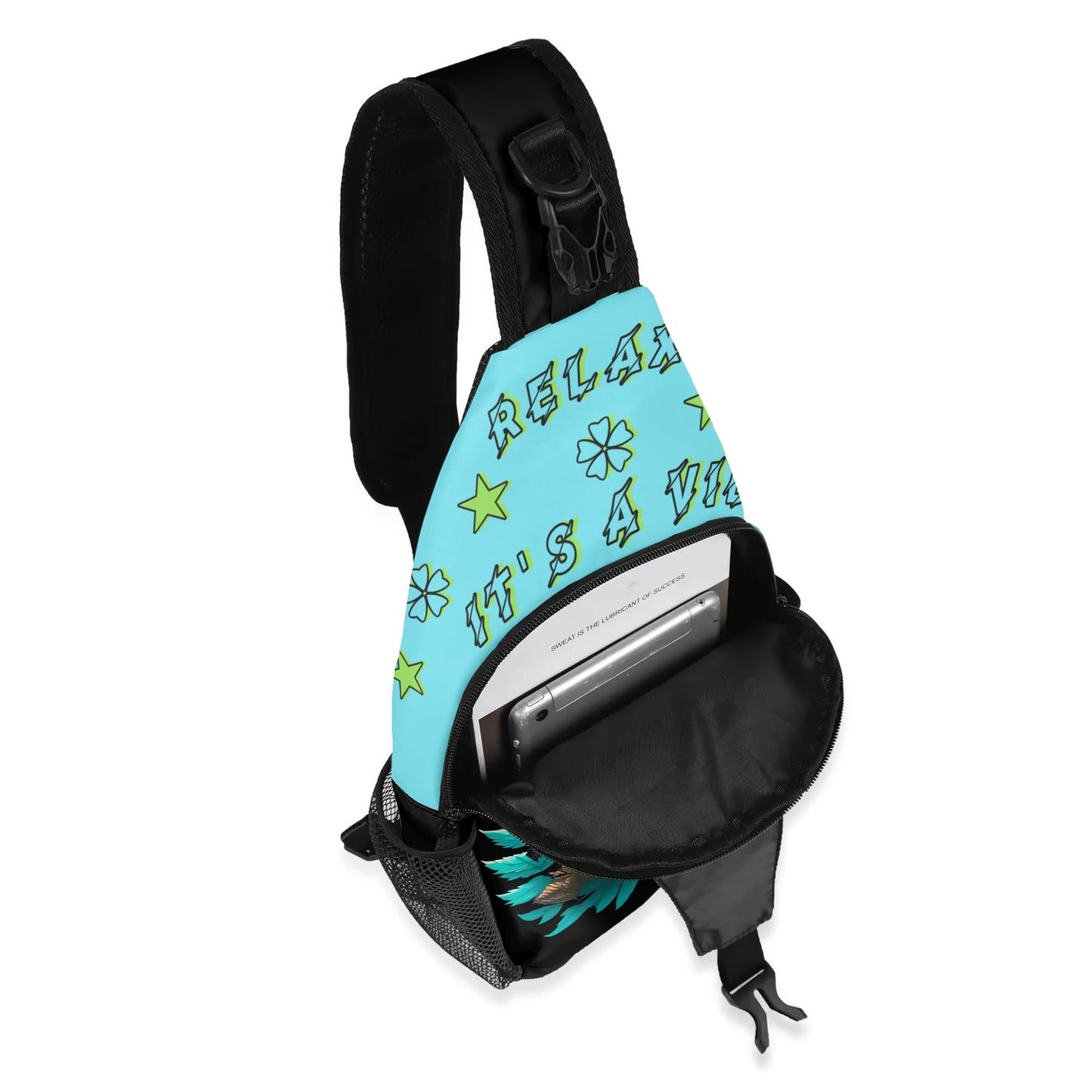 Slothfully Elevated Cross body Bag with Adjustable Strap