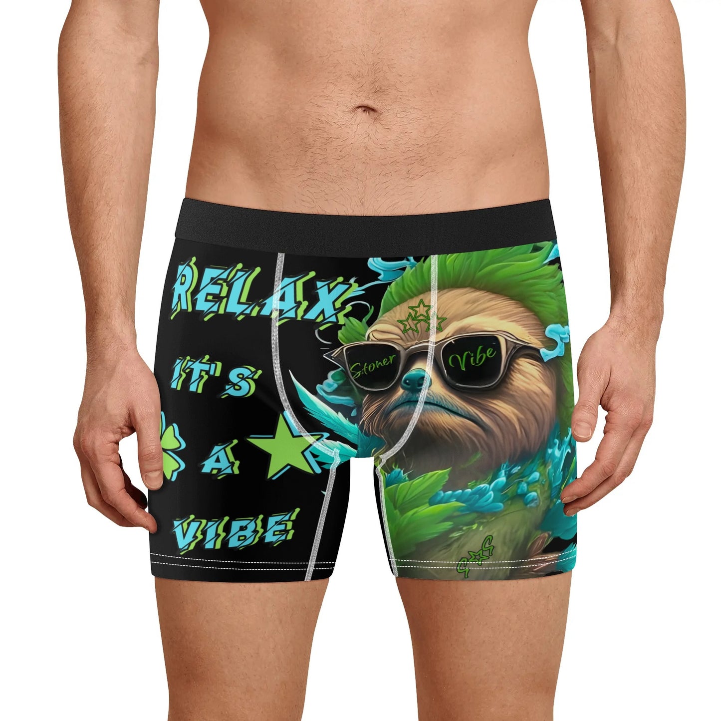 Slothfully Elevated Mens Classic Stretch Trunks & Underwear