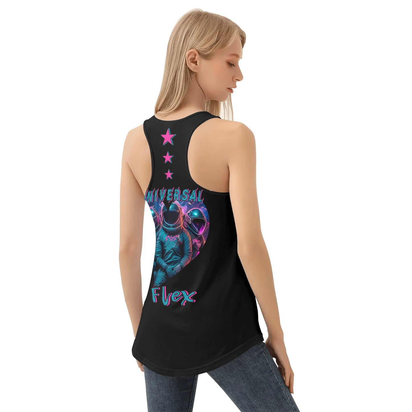 Universal Flex  Womens Black Vest