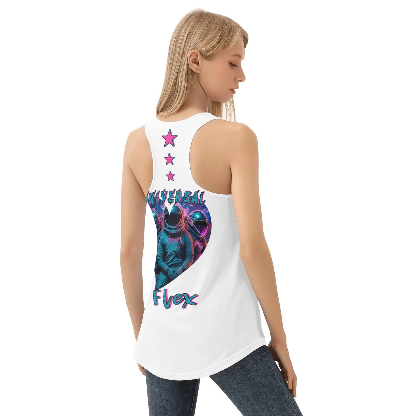 Universal Flex  Womens White Vest