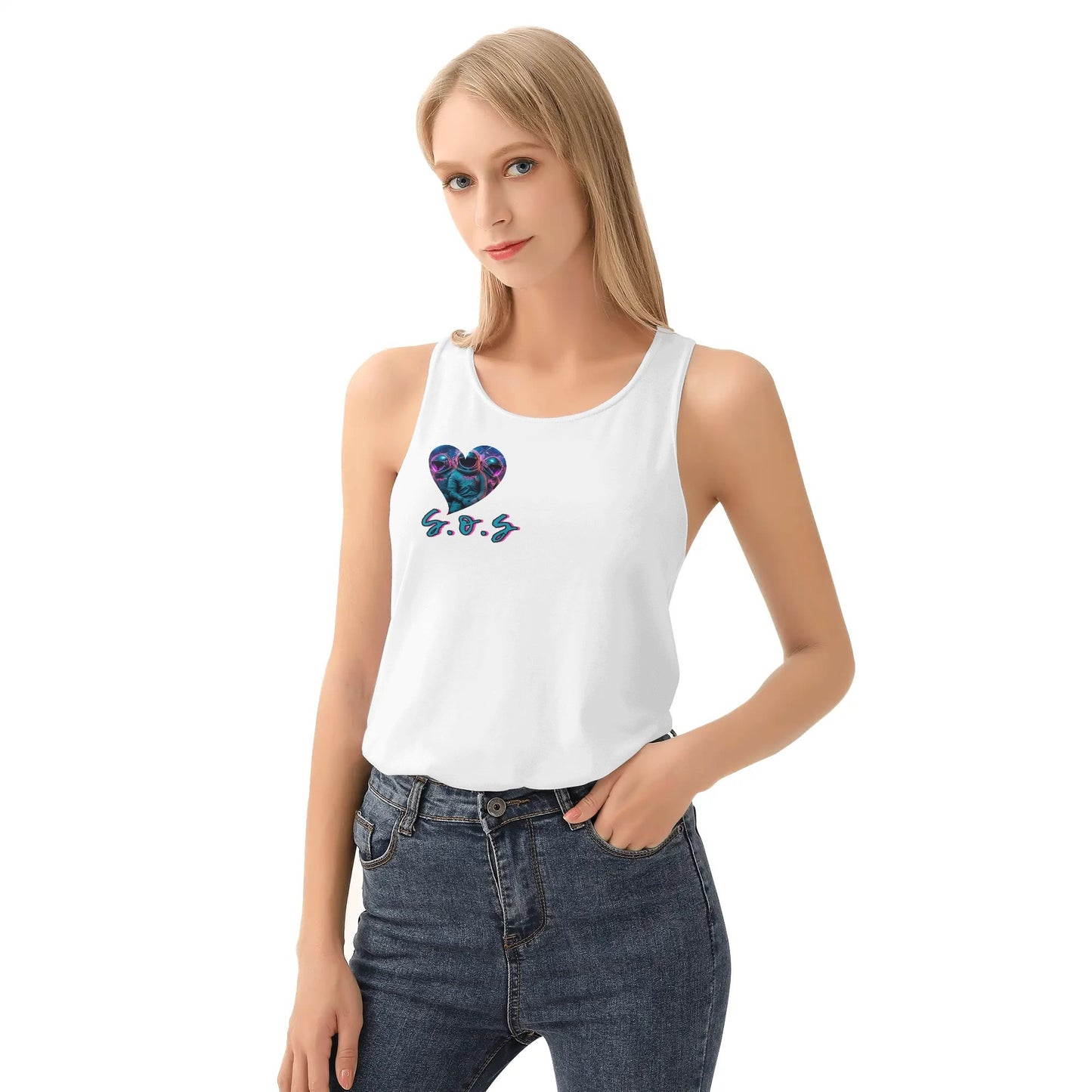 Universal Flex  Womens White Vest