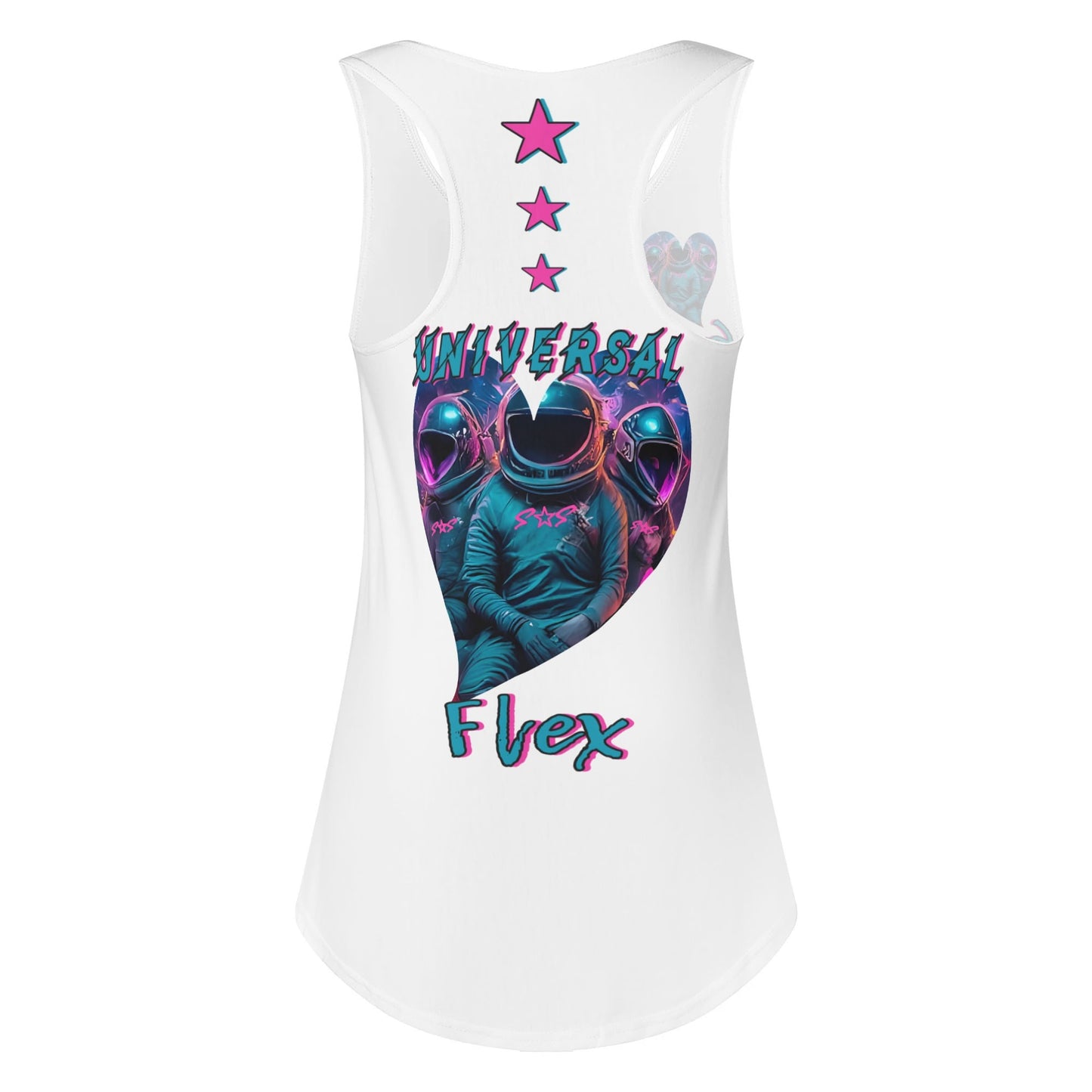 Universal Flex  Womens White Vest